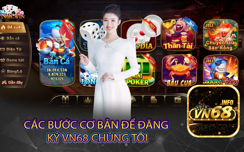 các bước cơ bản để đăng ký vn68 chúng tôi